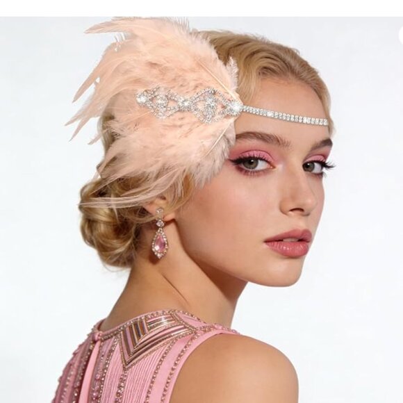 Flapper Feather Headband main image 5